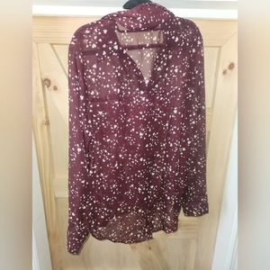 Women's No boundaries Button down blouse size XL